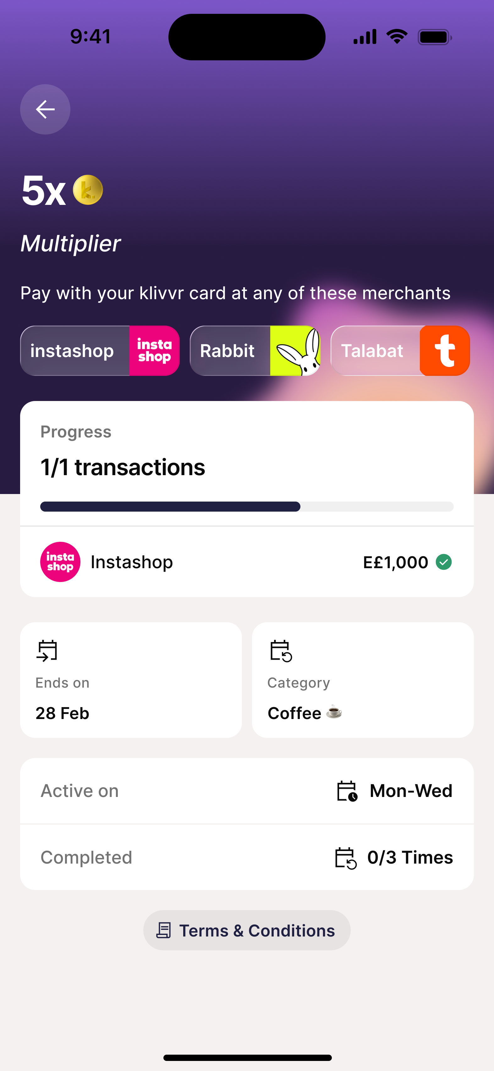 Mystery Box challenge — 2/3 transactions, Rabbit entries listed